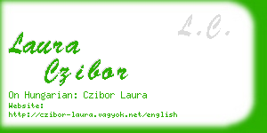 laura czibor business card